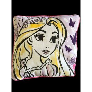Rapunzel 11" Accent Pillow Watercolor Pastels Art Modern Vibe Tangled